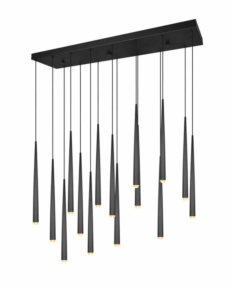Pendelleuchten|Trio LED-Pendelleuchte Cala Schwarz