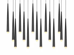 Pendelleuchten|Trio LED-Pendelleuchte Cala Schwarz