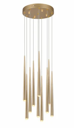 Pendelleuchten|Trio LED-Pendelleuchte Cala Gold