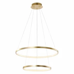 Pendelleuchten|JUST LIGHT. LED-Pendelleuchte Circle Gold