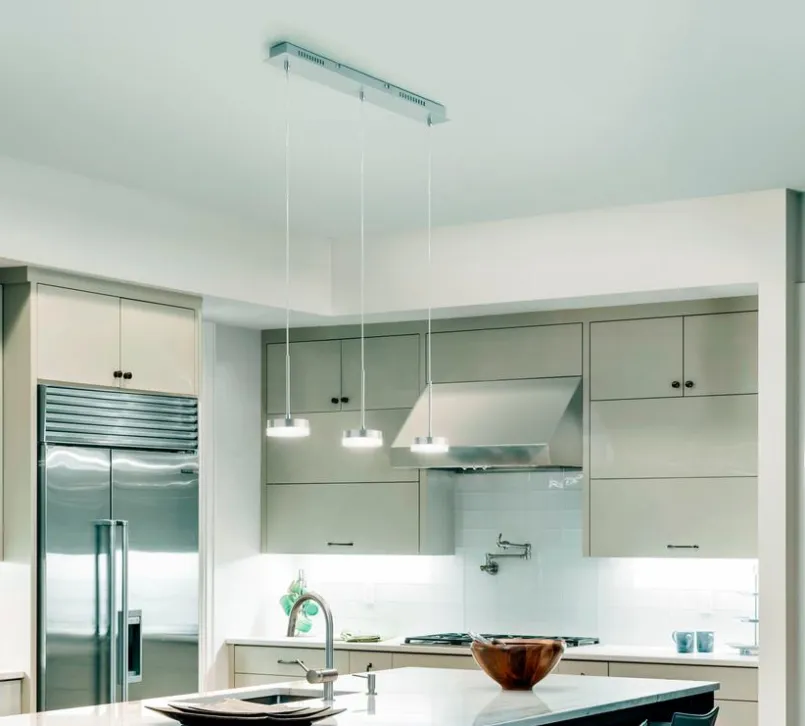 FABAS Pendelleuchten-LED-Pendelleuchte DUNK Silber