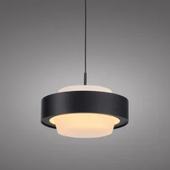 SCHÖNER WOHNEN-Kollektion Pendelleuchten-LED-Pendelleuchte Elmo Schwarz