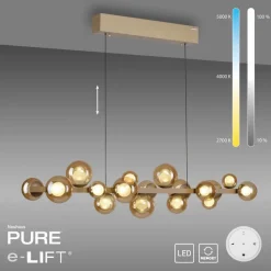 Pendelleuchten|Neuhaus PURE LED-Pendelleuchte E-Popup Bronze
