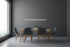 Elements Pendelleuchten-LED-Pendelleuchte Erik Silber