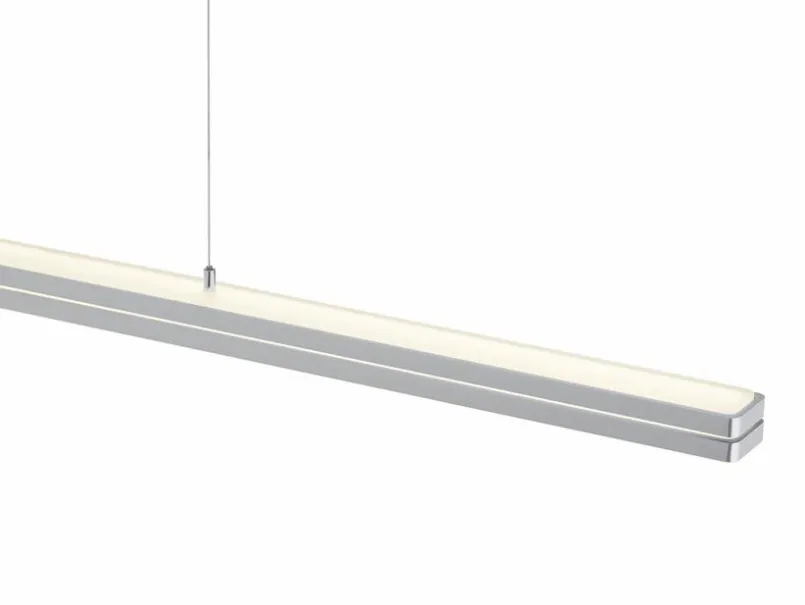 Elements Pendelleuchten-LED-Pendelleuchte Erik Silber