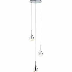 Brilliant Pendelleuchten-LED-Pendelleuchte Fizzante Chrom