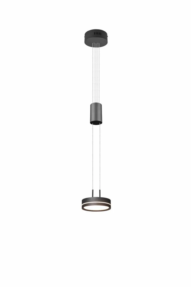 Trio Pendelleuchten-LED-Pendelleuchte Franklin Anthrazit