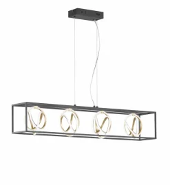 Pendelleuchten|Fischer & Honsel LED-Pendelleuchte Gisi Schwarz