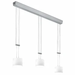 Pendelleuchten|Pendelleuchten|Bankamp LED-Pendelleuchte GRAZIA Nickel matt / Chrom