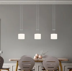 Pendelleuchten|Pendelleuchten|Bankamp LED-Pendelleuchte GRAZIA Nickel matt / Chrom