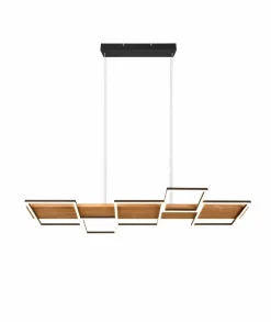 Trio Pendelleuchten-LED-Pendelleuchte Harper Schwarz