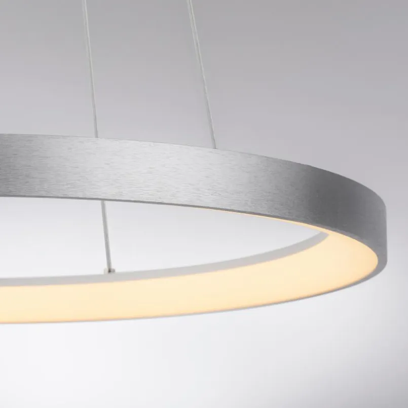 Paul Neuhaus Pendelleuchten-LED-Pendelleuchte Hoop Silber