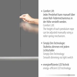 LED-Pendelleuchte Hoop<Paul Neuhaus Best