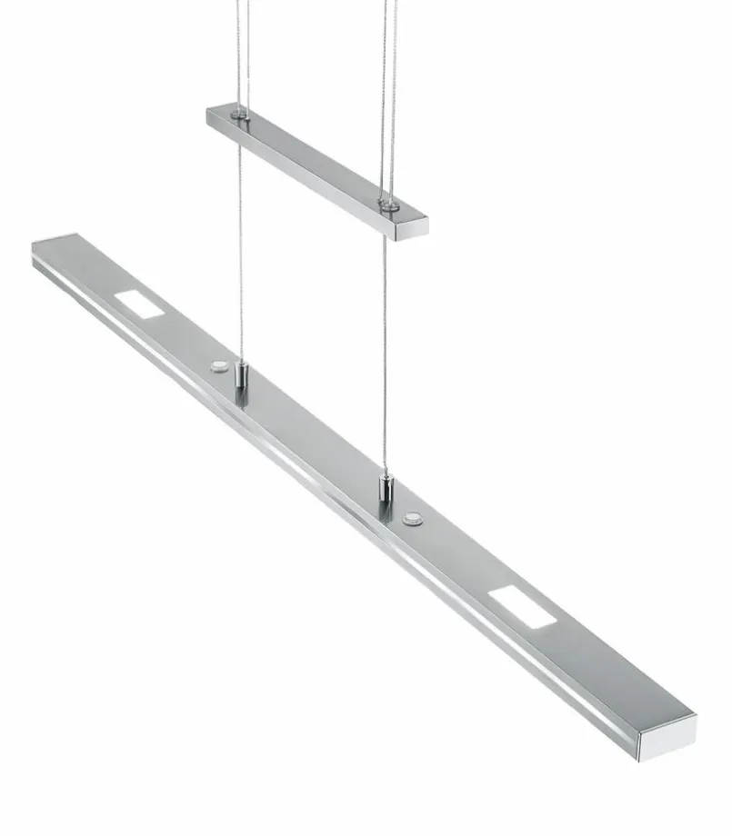 Trio Pendelleuchten-LED-Pendelleuchte Lacal Nickel matt