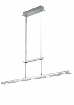 Trio Pendelleuchten-LED-Pendelleuchte Lacal Nickel matt