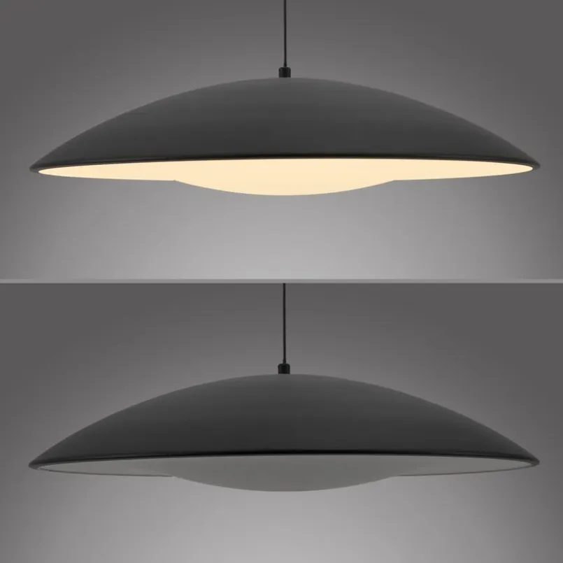 SCHÖNER WOHNEN-Kollektion Pendelleuchten-LED-Pendelleuchte Lente Schwarz