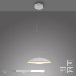 SCHÖNER WOHNEN-Kollektion Pendelleuchten-LED-Pendelleuchte Lente Weiß