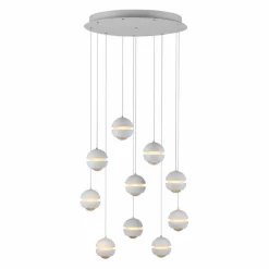 SCHÖNER WOHNEN-Kollektion Pendelleuchten-LED-Pendelleuchte Lini Weiß