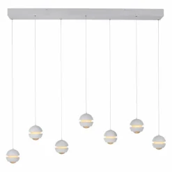 SCHÖNER WOHNEN-Kollektion Pendelleuchten-LED-Pendelleuchte Lini Weiß