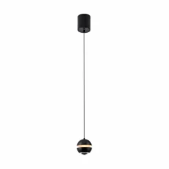 SCHÖNER WOHNEN-Kollektion Pendelleuchten-LED-Pendelleuchte Lini Schwarz