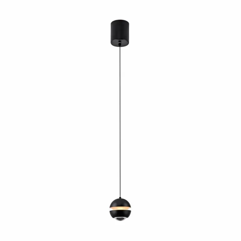 SCHÖNER WOHNEN-Kollektion Pendelleuchten-LED-Pendelleuchte Lini Schwarz