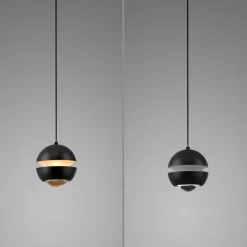 SCHÖNER WOHNEN-Kollektion Pendelleuchten-LED-Pendelleuchte Lini Schwarz
