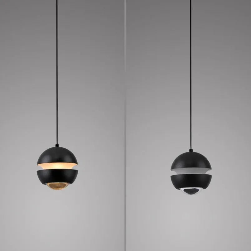 SCHÖNER WOHNEN-Kollektion Pendelleuchten-LED-Pendelleuchte Lini Schwarz