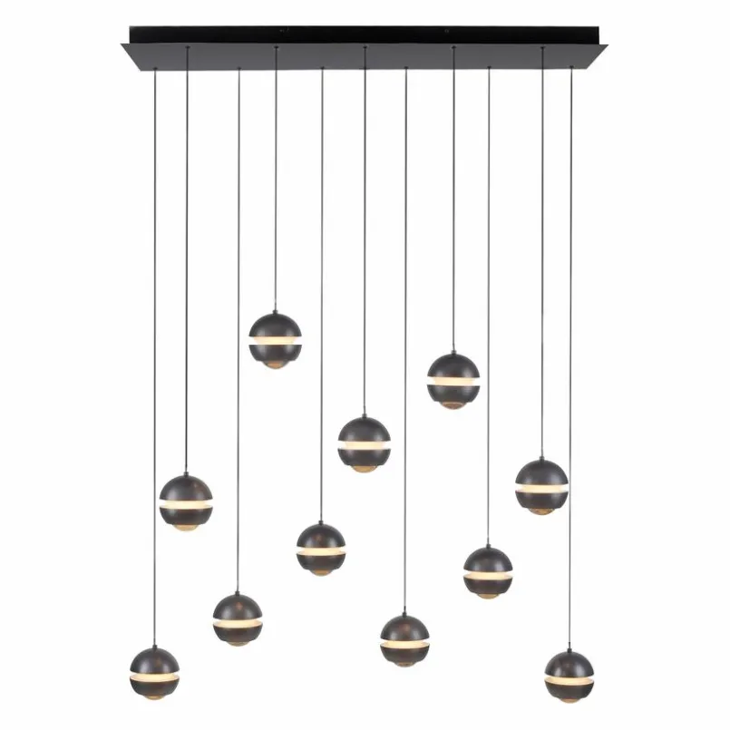 SCHÖNER WOHNEN-Kollektion Pendelleuchten-LED-Pendelleuchte Lini Schwarz