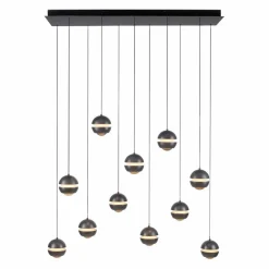 SCHÖNER WOHNEN-Kollektion Pendelleuchten-LED-Pendelleuchte Lini Schwarz