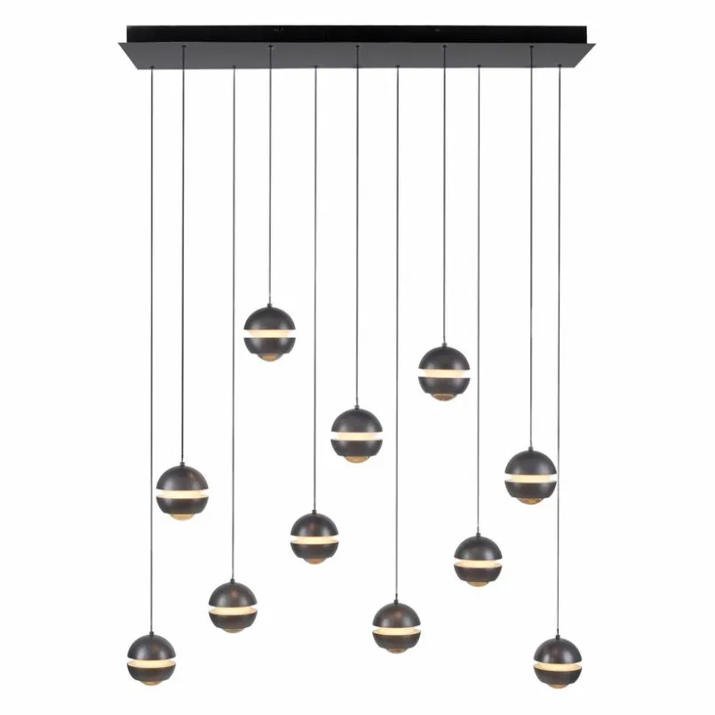 SCHÖNER WOHNEN-Kollektion Pendelleuchten-LED-Pendelleuchte Lini Schwarz