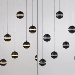 SCHÖNER WOHNEN-Kollektion Pendelleuchten-LED-Pendelleuchte Lini Schwarz