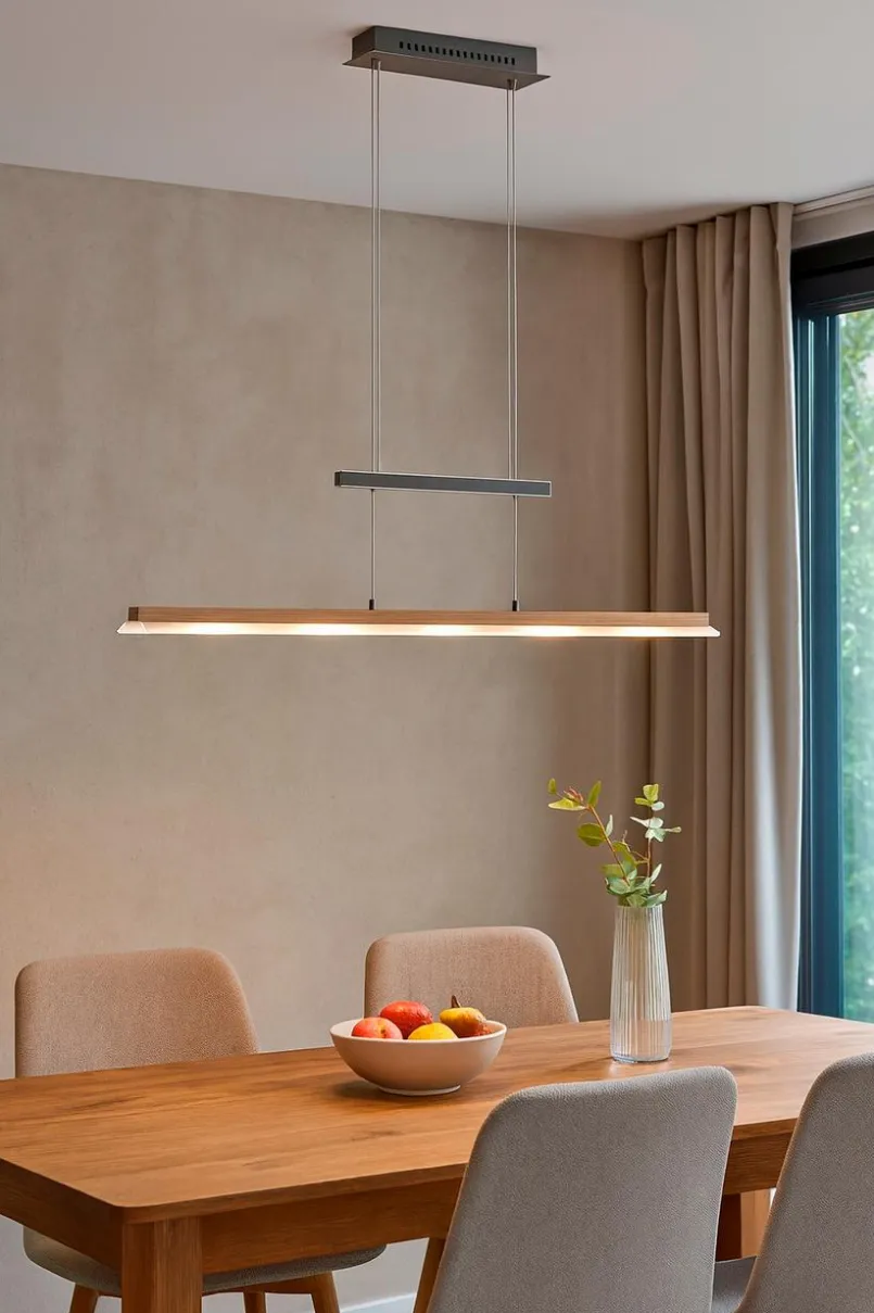 ELOBRA Pendelleuchten-LED-Pendelleuchte Panama Swing Braun