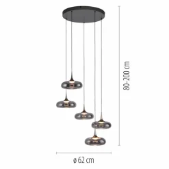 SCHÖNER WOHNEN-Kollektion Pendelleuchten-LED-Pendelleuchte Posh Schwarz