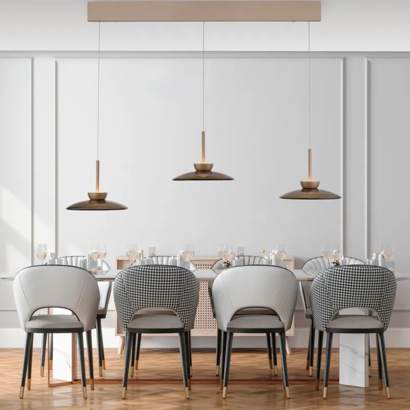 Pendelleuchten|Neuhaus PURE LED-Pendelleuchte Pure Moon Bronze
