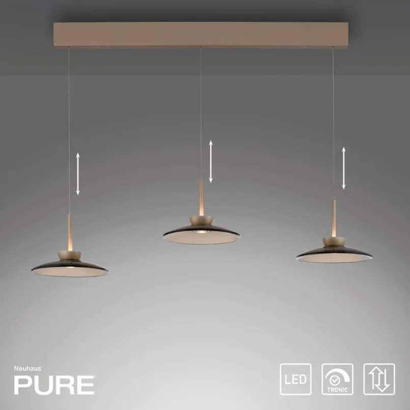 Pendelleuchten|Neuhaus PURE LED-Pendelleuchte Pure Moon Bronze