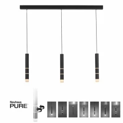 Pendelleuchten|Neuhaus PURE LED-Pendelleuchte Pure Vega Schwarz