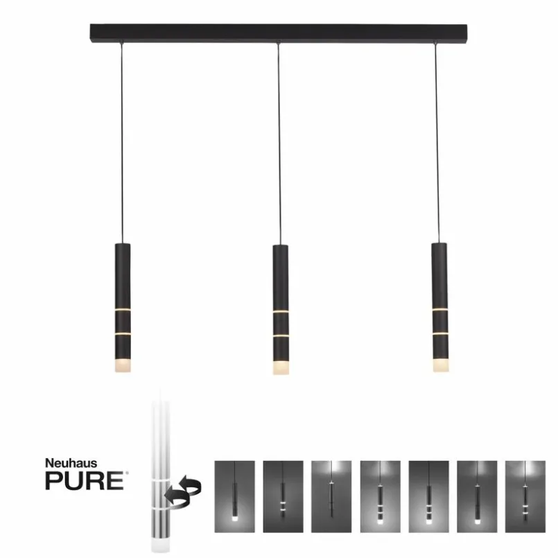 Pendelleuchten|Neuhaus PURE LED-Pendelleuchte Pure Vega Schwarz