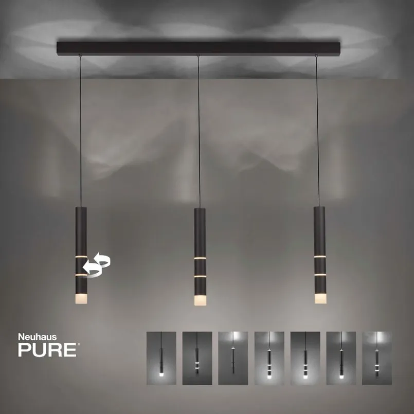 Pendelleuchten|Neuhaus PURE LED-Pendelleuchte Pure Vega Schwarz