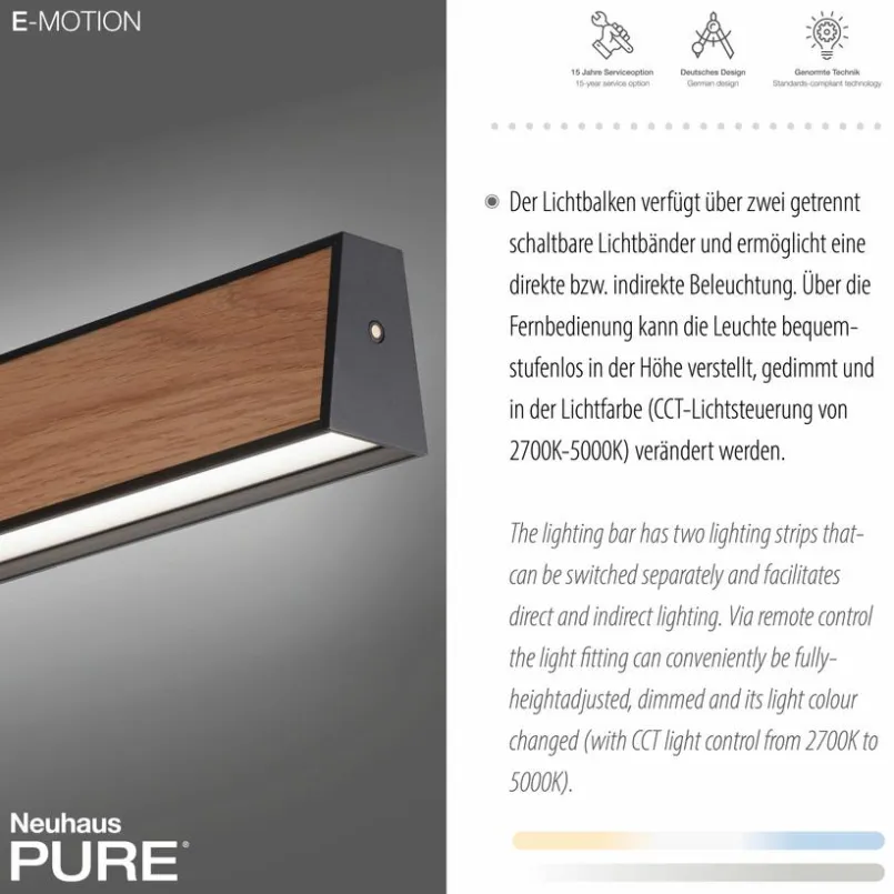 LED-Pendelleuchte Pure-E-Motion<Neuhaus PURE Sale