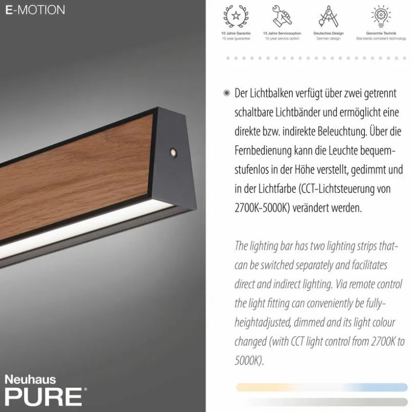 LED-Pendelleuchte Pure-E-Motion<Neuhaus PURE Sale