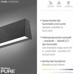 Pendelleuchten|Neuhaus PURE LED-Pendelleuchte Pure-Motion Grau