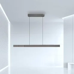 Pendelleuchten|Neuhaus PURE LED-Pendelleuchte Pure-Moto-Rise Grau