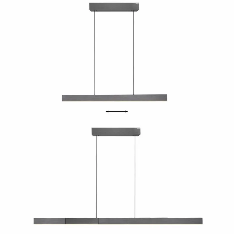 Pendelleuchten|Neuhaus PURE LED-Pendelleuchte Pure-Moto-Rise Grau