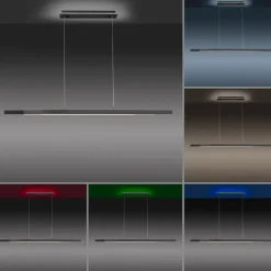 Pendelleuchten|Pendelleuchten|Q SMART HOME LIGHTS LED-Pendelleuchte Q-Arian Anthrazit