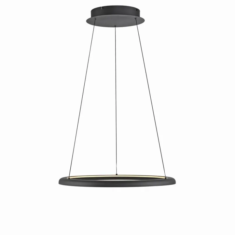SCHÖNER WOHNEN-Kollektion Pendelleuchten-LED-Pendelleuchte Quillo Schwarz