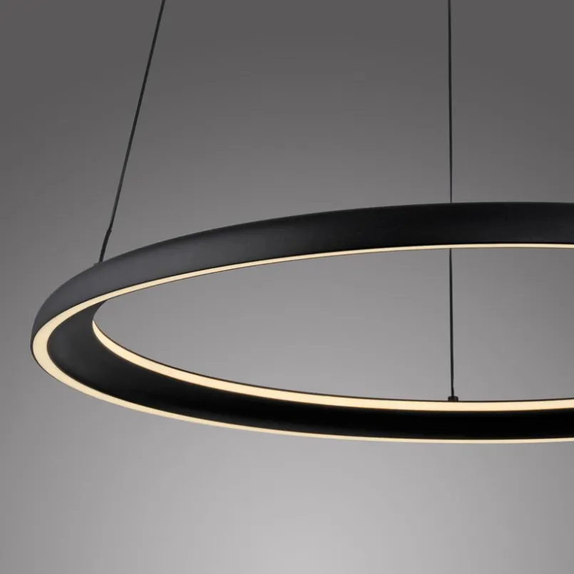 SCHÖNER WOHNEN-Kollektion Pendelleuchten-LED-Pendelleuchte Quillo Schwarz