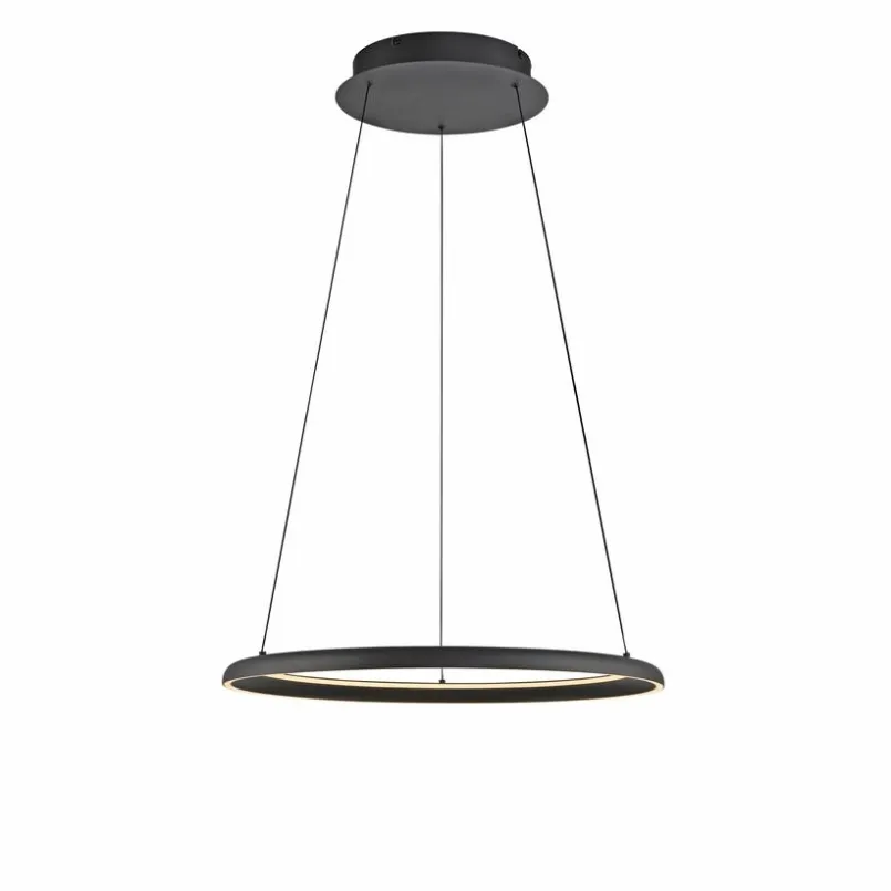 SCHÖNER WOHNEN-Kollektion Pendelleuchten-LED-Pendelleuchte Quillo Schwarz