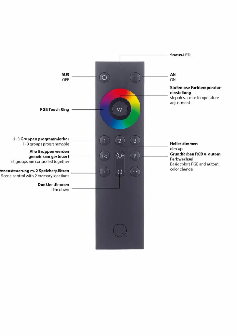LED-Pendelleuchte Q-Vito<Q SMART HOME LIGHTS