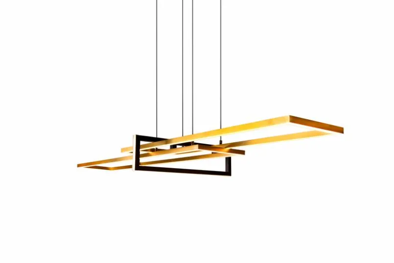 Trio Pendelleuchten-LED-Pendelleuchte Salinas Gold