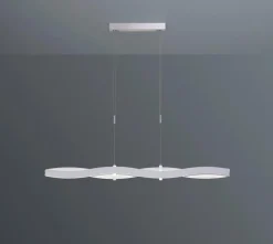 Pendelleuchten|Bopp LED-Pendelleuchte Swing Silber